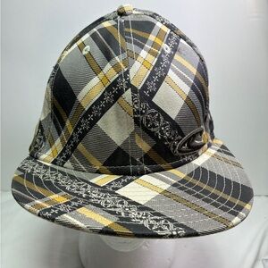OAKLEY NEW ERA - RARE!! 59FIFTY  PLAID Fitted Size 7 3/8